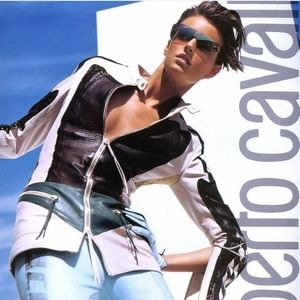 Roberto Cavalli 2003 RTW Leather Moto Jacket